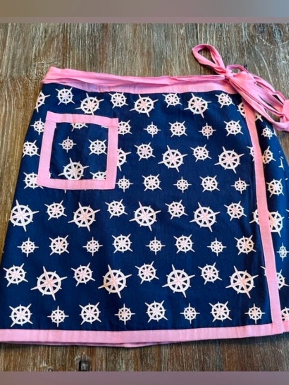 Vineyard Vines Wrap Mini Skirt Nautical Preppy Cruise Ship Beach